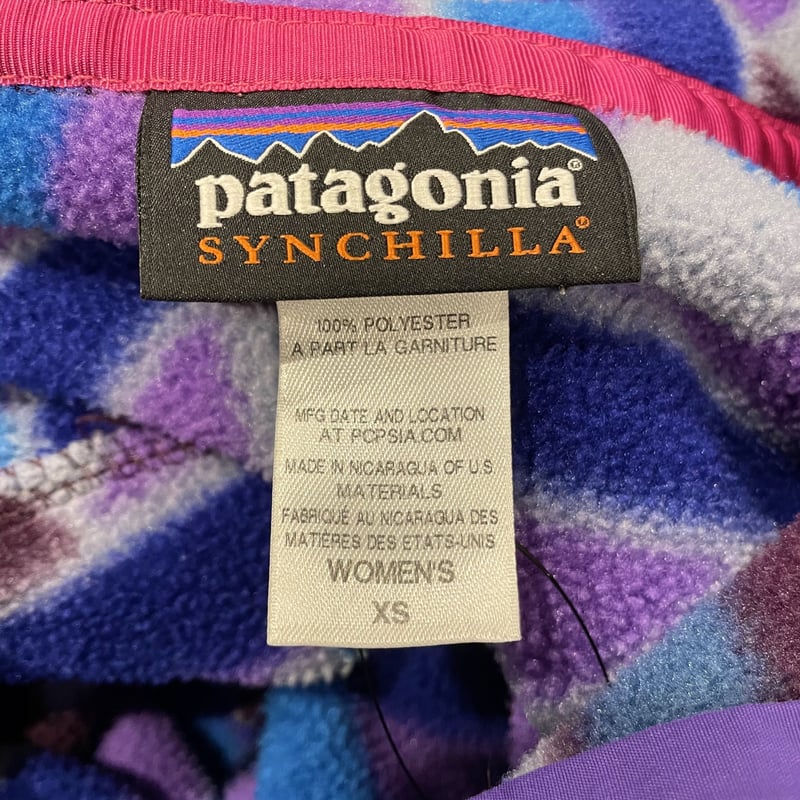 patagonia シンチラスナップT 総柄 レディースサイズ パタゴニア