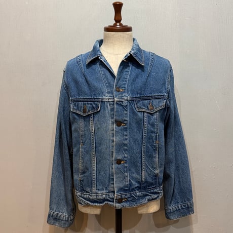 70s～　Plain Pockets　J.C.Penney　デニムジャケット　カスタムペイント　USA製　(S5326)