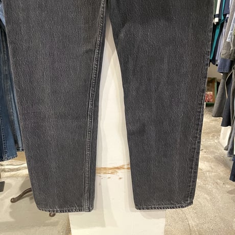 Levi’s 501　90年代　リーバイス501　後染めブラックデニム　ボタン裏680　USA製　1996年　(S1289)