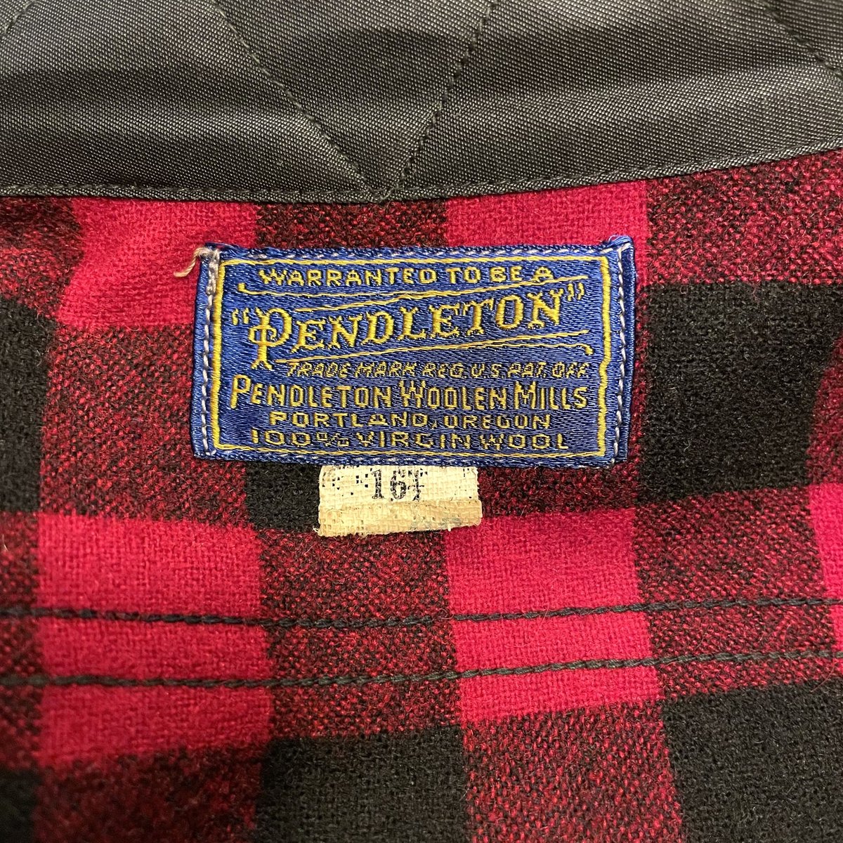 40s ペンドルトン　PENDLETON WOOLENMILLS ペンドルトン キルティングマフラー – aandfonlinestore