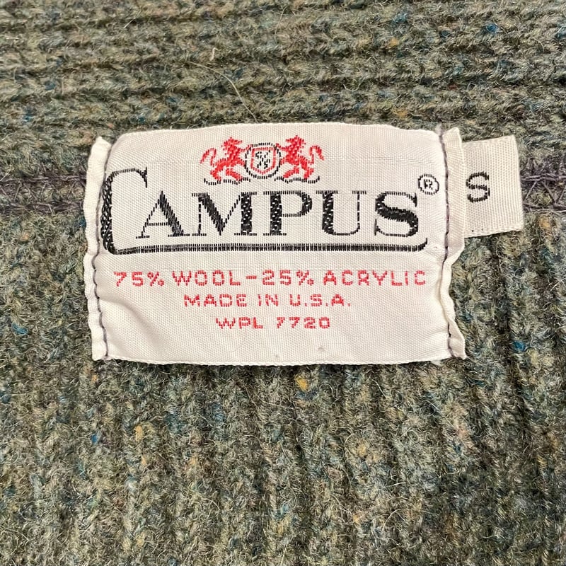 CAMPUS 50s vintage USA製 ウールカーディガン (S0489) | DUFF