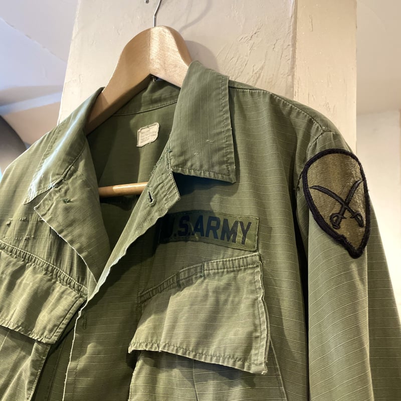 US ARMY ジャングルファテーグジャケット 4th リップストップ SMALL