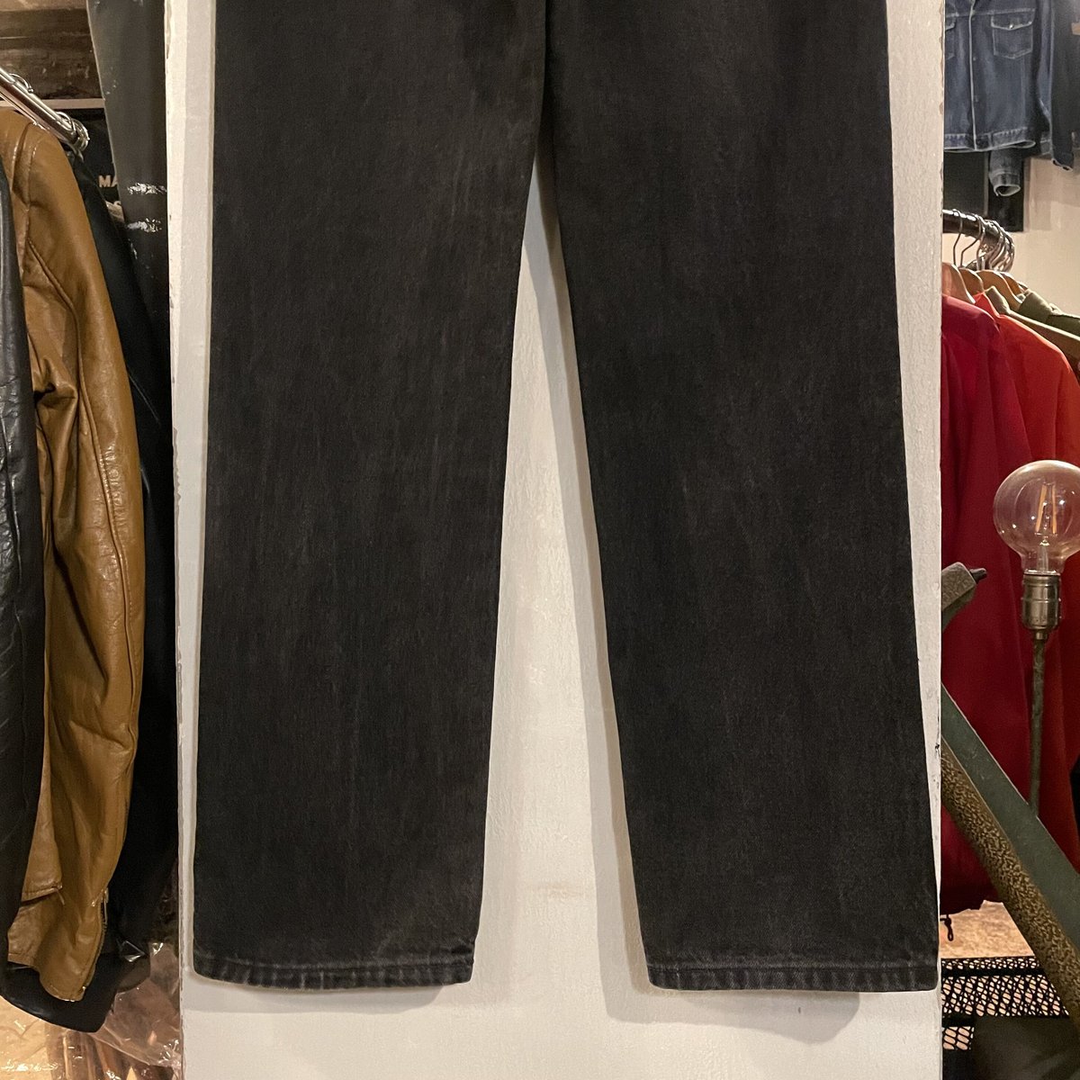 80s Wrangler 13MWZWK ブラックデニムパンツ 32×34 USA製 80s Wrangler 13MWZWK ブラックデニムパンツ 32×34 USA製