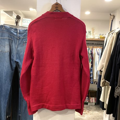 Badger　40s-　Vintage Lettered Cardigan　ヴィンテージレタードカーディガン　(S0799)