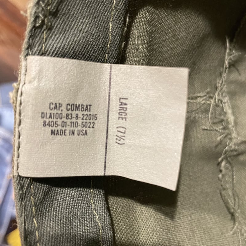 US MILITARY COMBAT CAP コンバットキャップ ミリタリーキャップ 80s