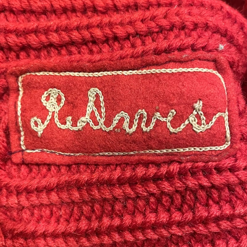 Vintage Lettered Sweater 40s- 赤 ヴィンテージレタードセータ
