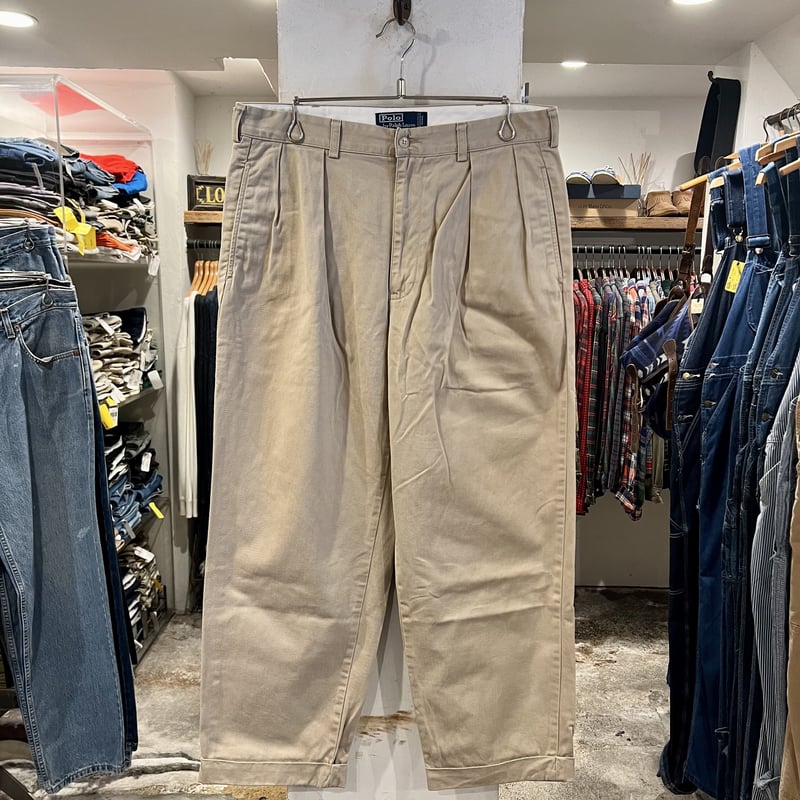 POLO by Ralph Lauren チノパン ポロチノ ラルフローレン タック入り