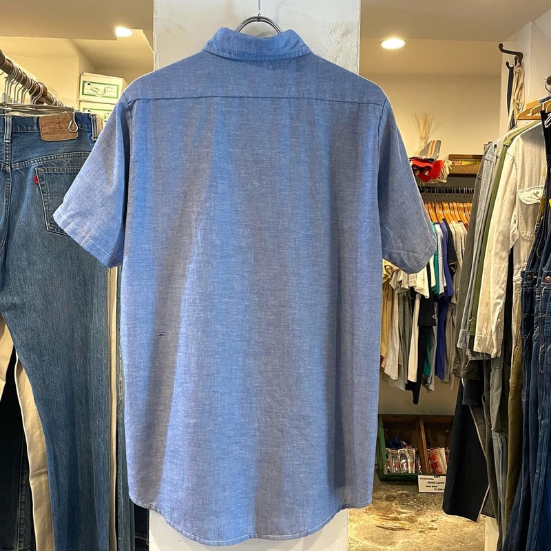 デッド 70's BIG YANK ヴィンテージ シャンブレー アメリカ製 長袖 USA製 70s BIG YANK COTTON100% ビッグヤンク シャンブレー