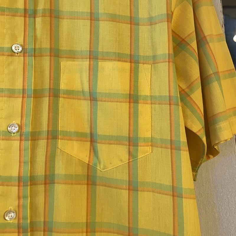60s TOWNCRAFT S/S ボタンダウンシャツ チェック柄 USA製 Pennys 60s TOWNCRAFT S/S ボタンダウンシャツ チェック柄 USA製 Pennys