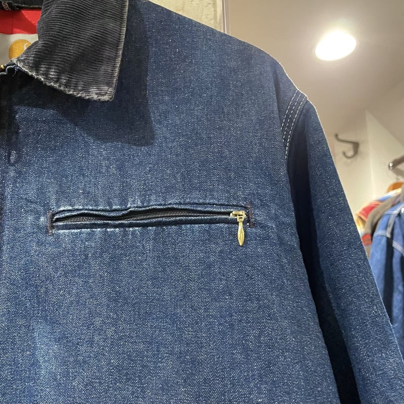 80s Carhartt デトロイトジャケット デニム地 USA製 ワーク 80s Carhartt デトロイトジャケット デニム地 USA製 ワーク