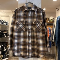60s PENDLETON ウールチェックシャツ ペンドルトン オンブレチェック