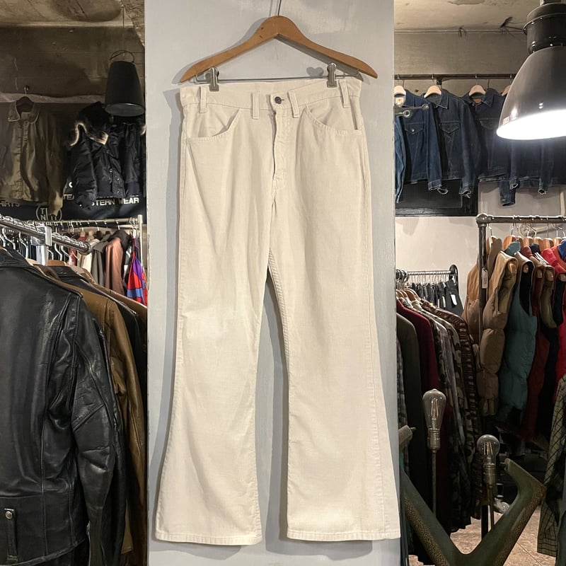 珍品 70s Levis 646 684 コーデュロイフレアパンツ Yahoo!オークション - 70s LEVI'S 646 コーデュロイパンツ