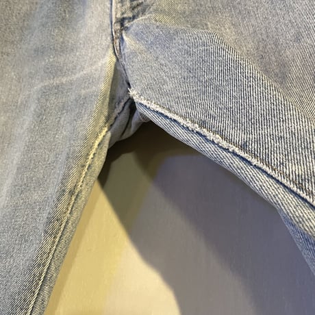 80s　Levi’s 505 0217　デニムパンツ　33×31　黒カン　内股シングル　裾チェーンステッチ　42 TALON ZIP　ボタン裏 16　USA製　1980年　(S3626)