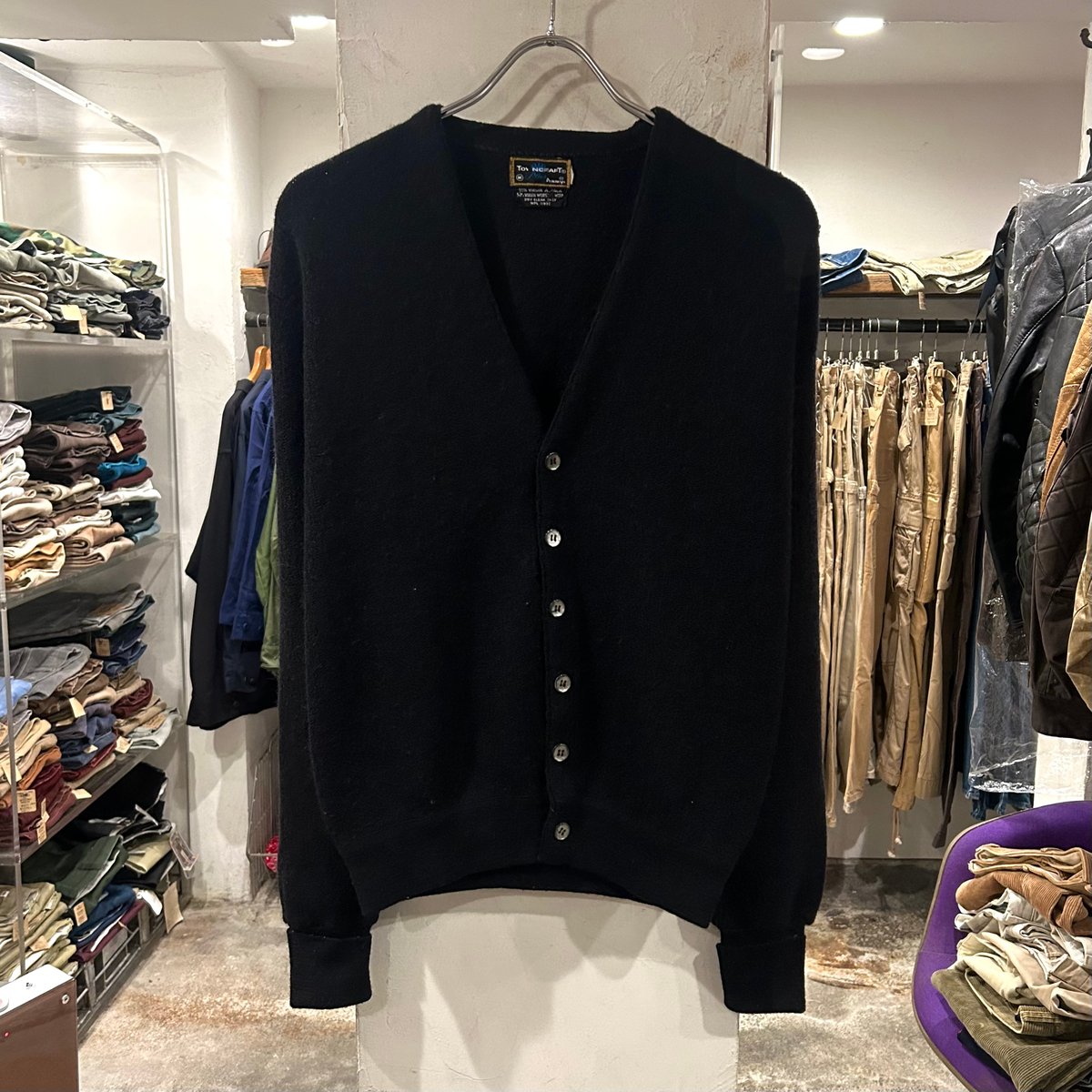 60s-70s タウンクラフト　アルパカカーディガン 60s-70s タウンクラフト アルパカカーディガン 60s-70s タウン