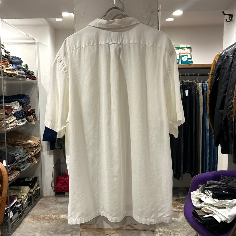 90s Polo by Ralph Lauren オープンカラーシャツ コットン 90's~ Polo by Ralph Lauren LINEN×COTTON Opencollar Shirt 90