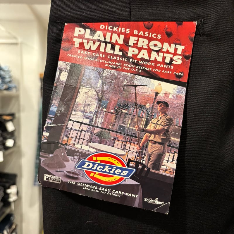 90s Dickies 874 ワークパンツ USA製 42×30 ディッキーズ ブラック