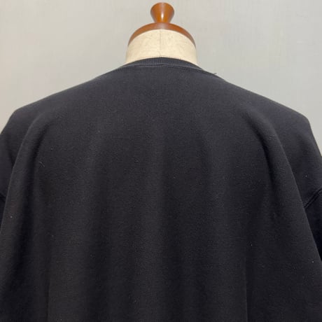 90s　Champion　リバースウィーブ　Reverse Weave　Size XXL　ブラック　企業モノ　刺繡タグ　チャンピオン　(S4945)