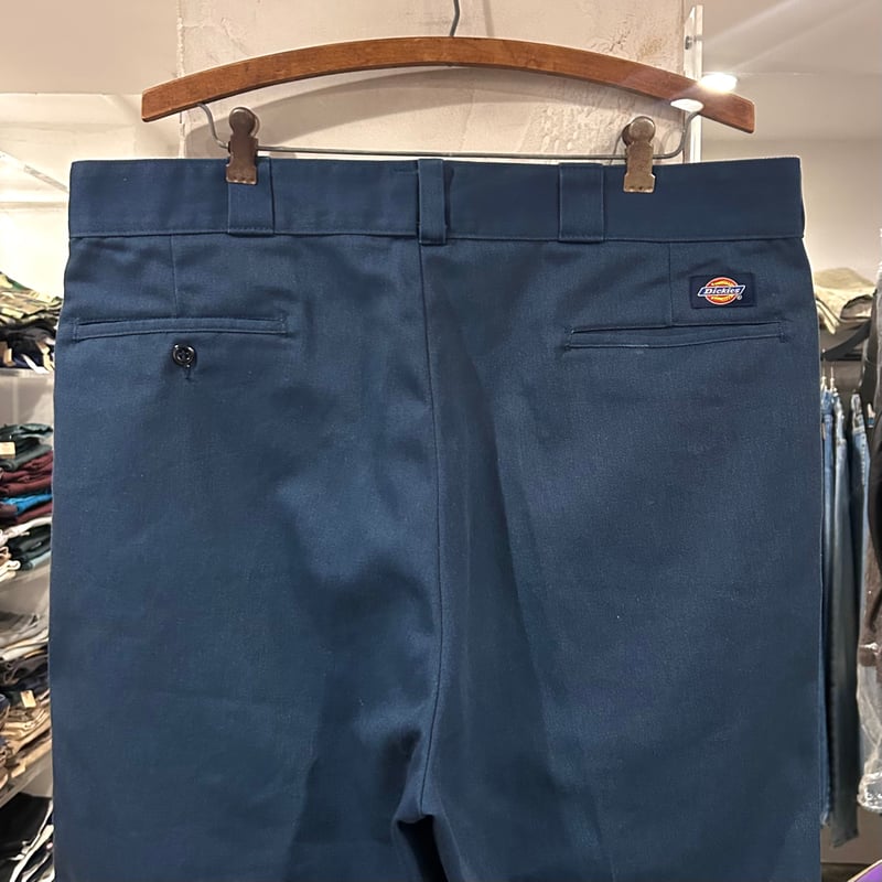 90s Dickies 874 ワークパンツ ディッキーズ ネイビー 38×33 USA製 (