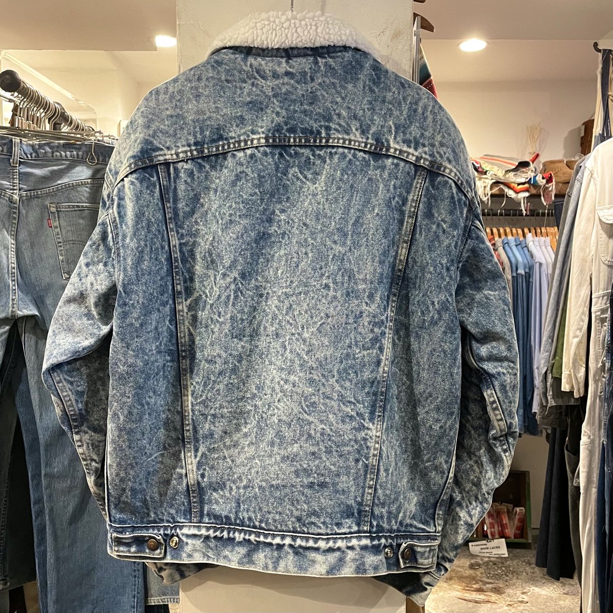 小物などお買い得な福袋 80s Levi´s 70609-0219 デニムボアジャケット