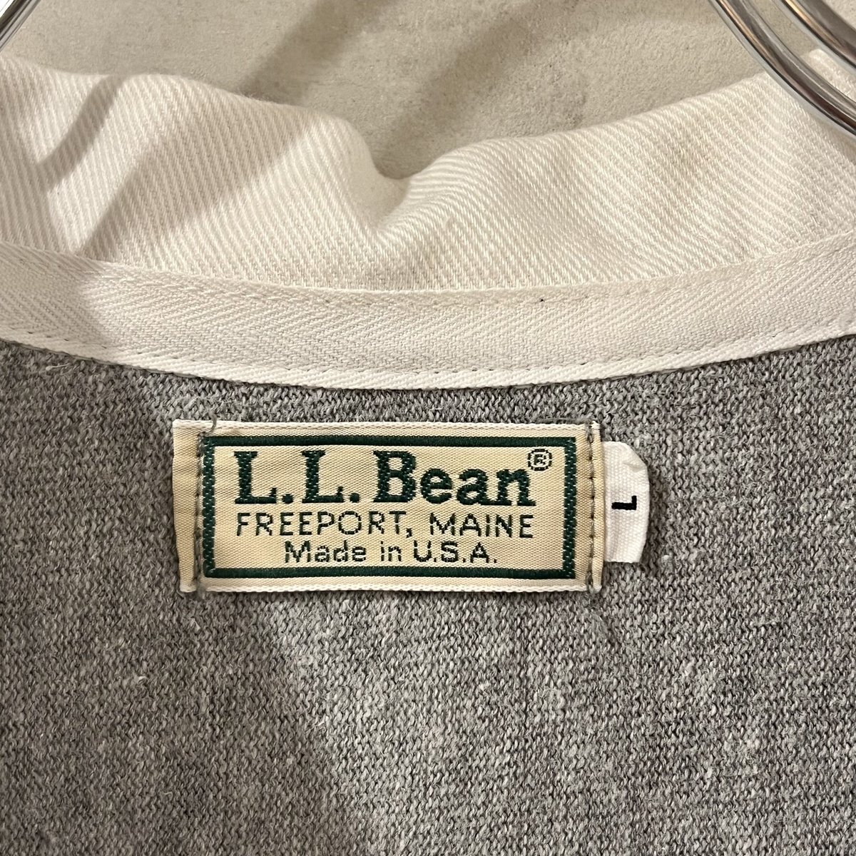 90s LLBean ラガーシャツ エルエルビーン ストライプ柄 USA製