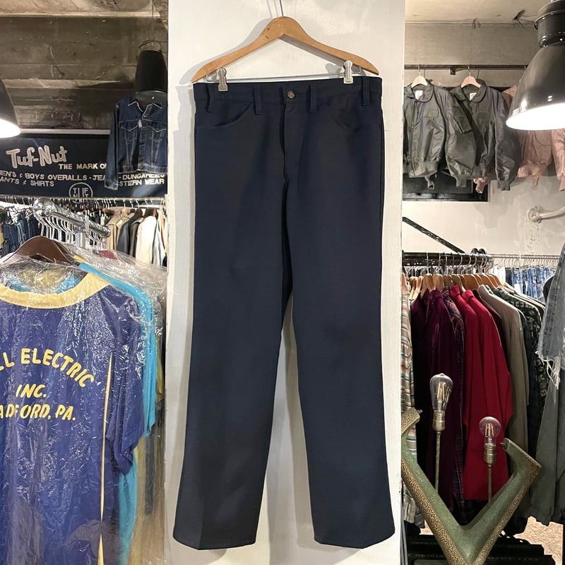 90s Levi's 10517-6117 ブーツカットパンツ 34×32 ネイビー USA製