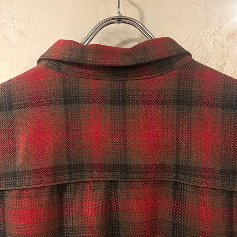 L.L.Bean L/Sネルシャツ エルエルビーン コットンシャツ シャドー