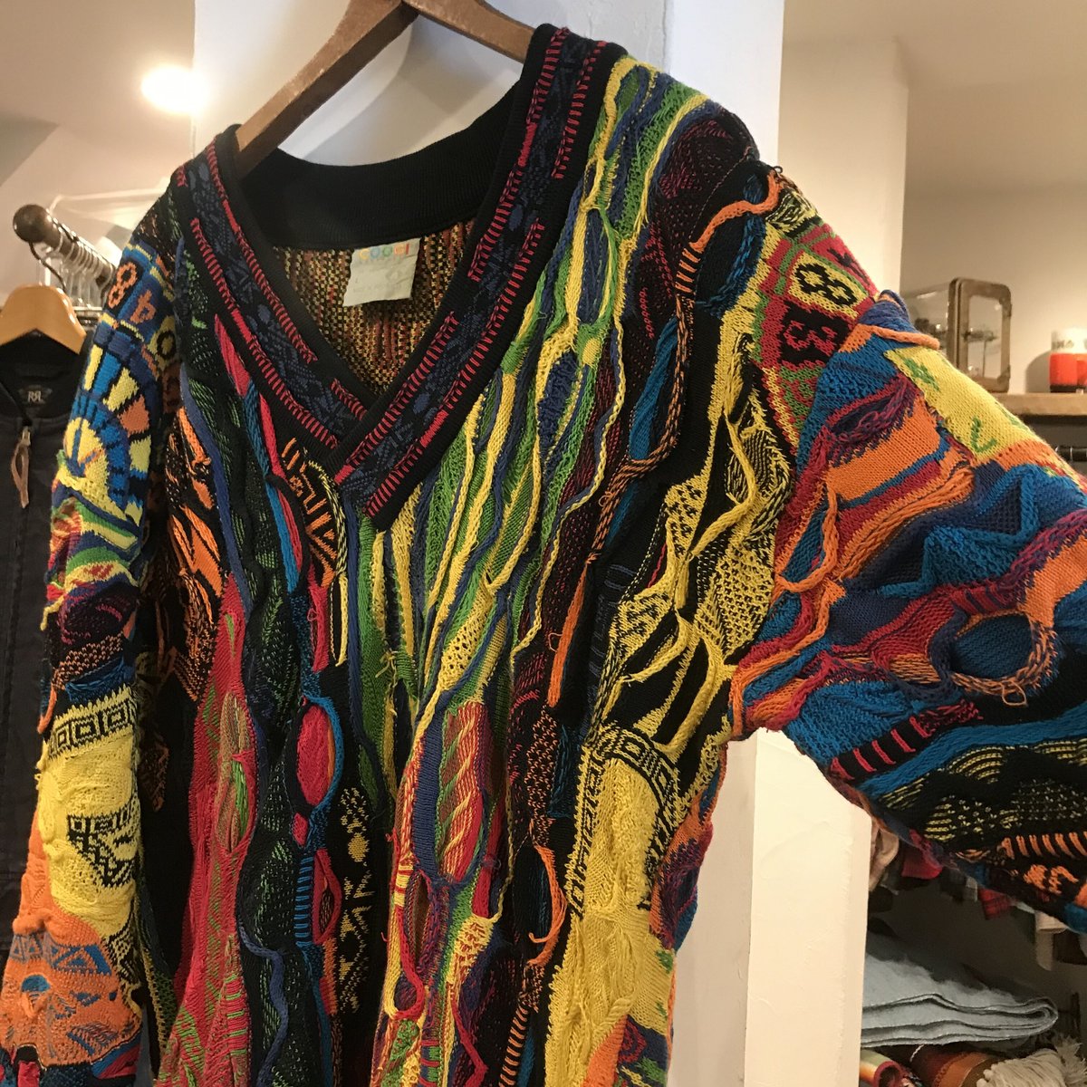 COOGI 3Dニット デザインニット L