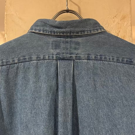 Ralph Lauren　CLASSIC FIT　L/Sボタンダウンシャツ　デニムシャツ　ラルフローレン　Size XXL　(S5499)