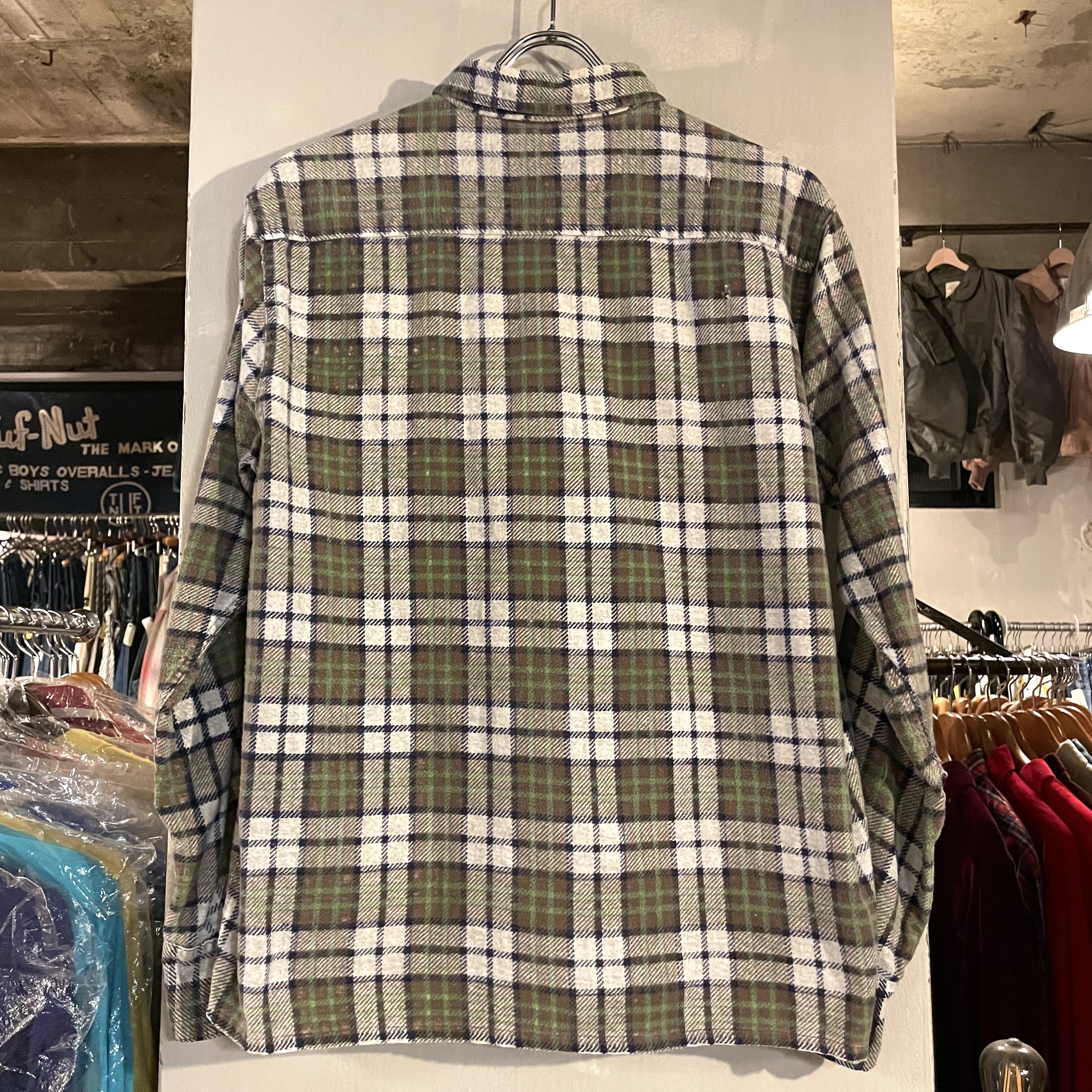 【好配色/雰囲気◎】USA 60s SEARS チェック ネルシャツ original