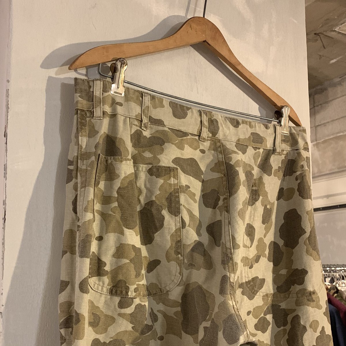 40s USMC P-42 HBT Pants 1stモデル ダックハンターカモ ヘリンボーン