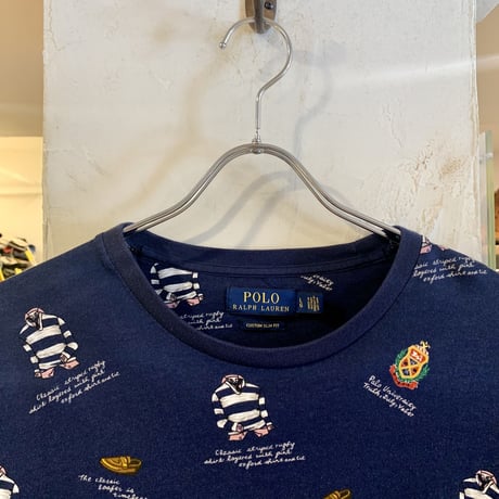 POLO RALPH LAUREN　ショートスリーブTシャツ　総柄　ラルフローレン　(S2450)