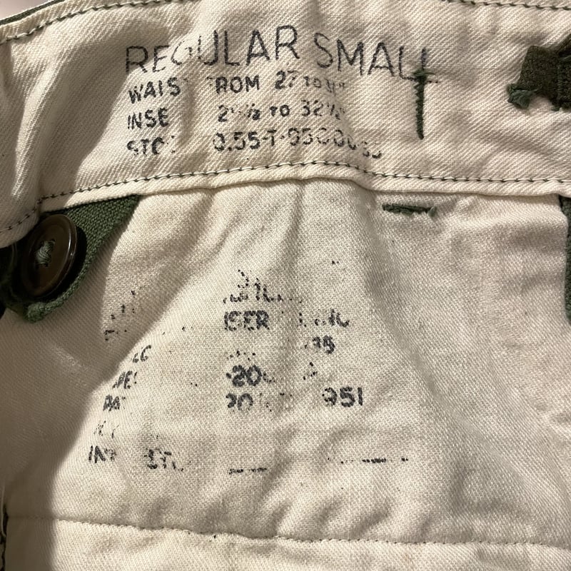 50s US ARMY M-51 Field Pants フィールドパンツ TALONジップ