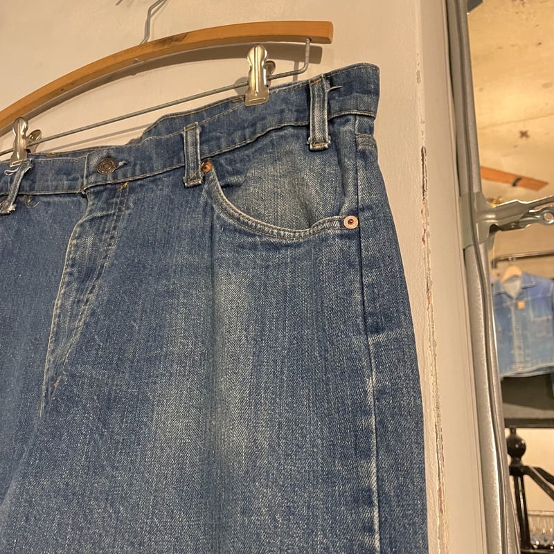80s Levi's 20505 0217 デニムパンツ 37×31 USA製 裾チェーンステ