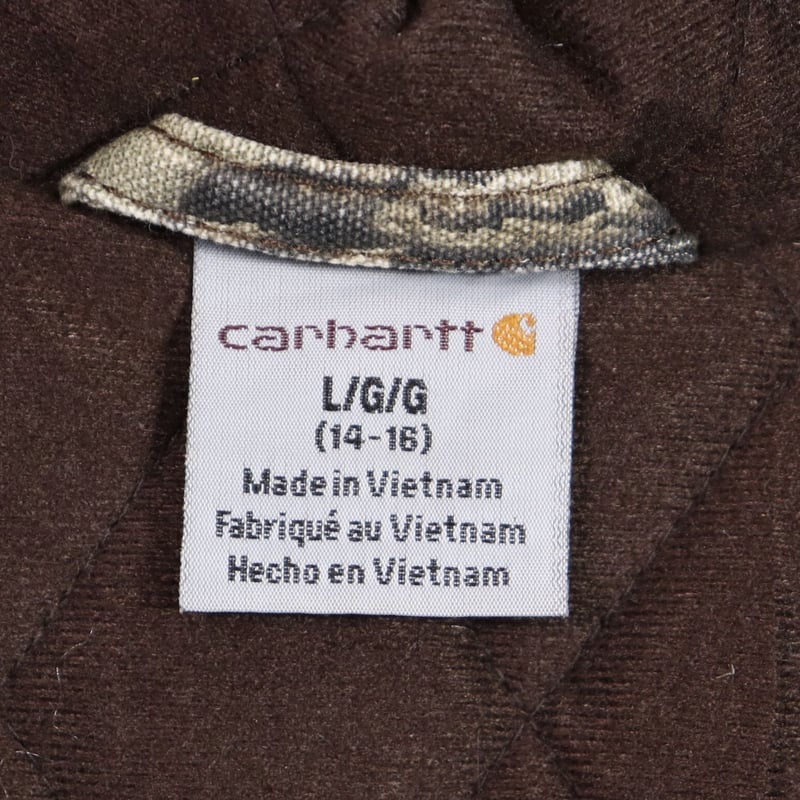 Carhartt ダック地 アクティブジャケット リアルツリー柄 Carhartt ダック地 アクティブジャケット リアルツリー柄