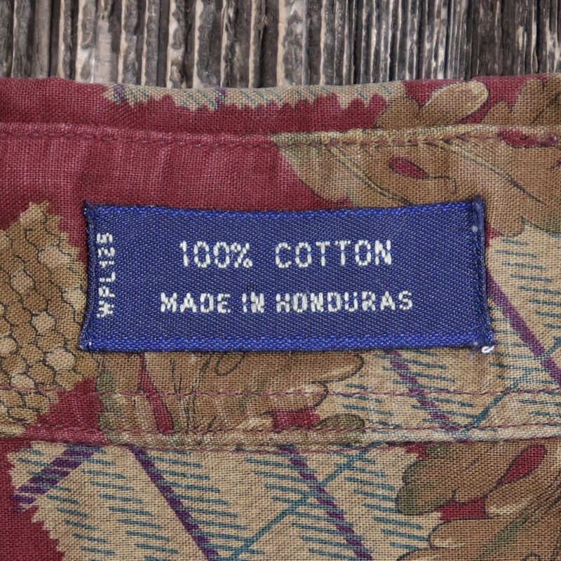 80s CHAPS Ralph Lauren 総柄 ロングスリーブ シャツ 80年代 チャップ