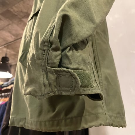 70s　US ARMY　M-65 Field Jacket　3rdタイプ　ブラスジップ　フィールドジャケット　1972年　ミリタリージャケット　(S3096)