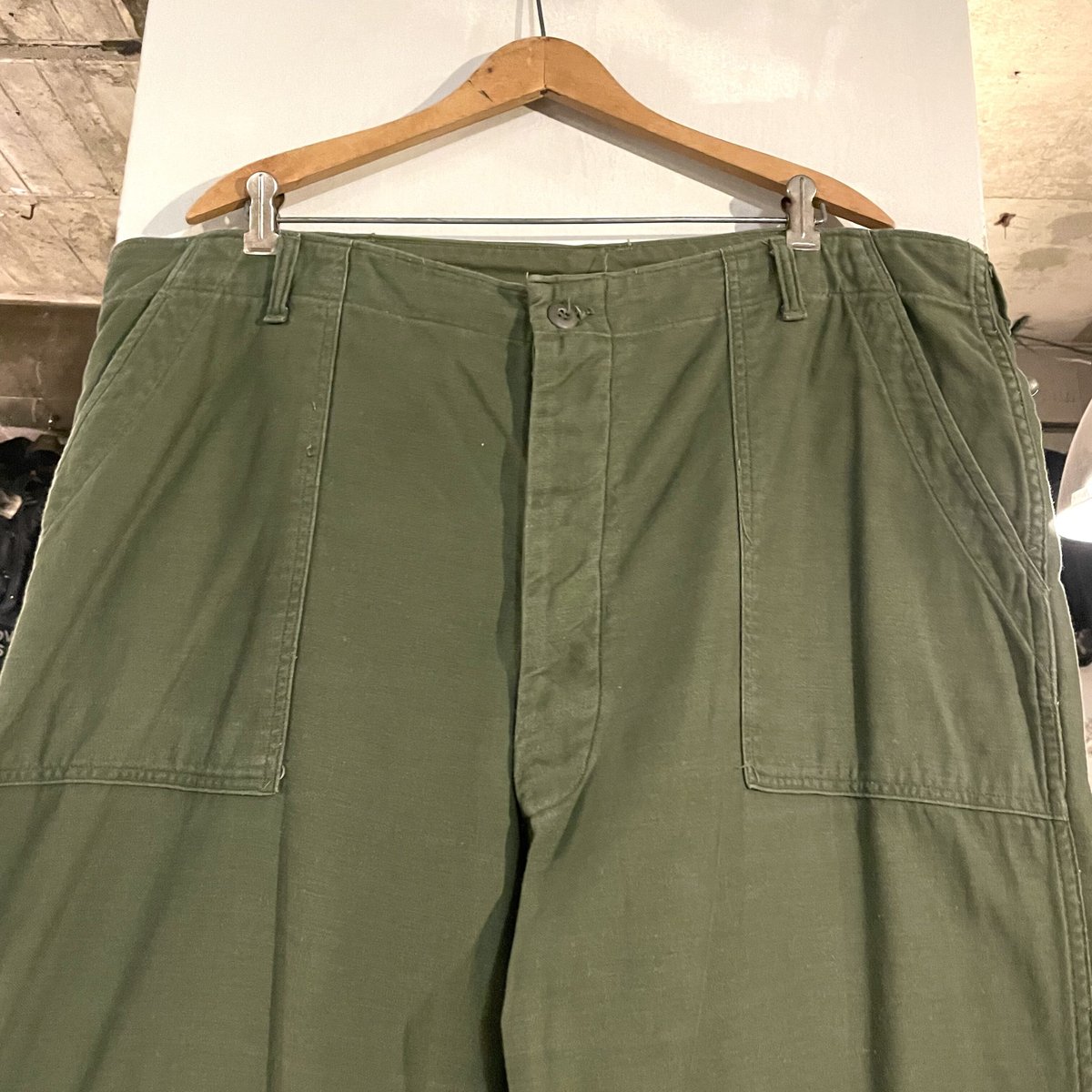 60s US ARMY ベイカーパンツ 42×30 ビッグサイズ ミリタリー