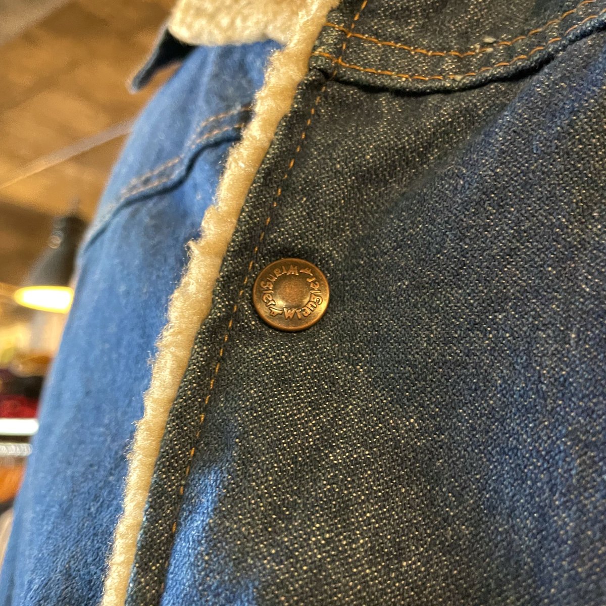 80s Wrangler デニムボアジャケット 74230NV USA製 ラングラー 80s Wrangler デニムボアジャケット 74230NV USA製 ラングラー