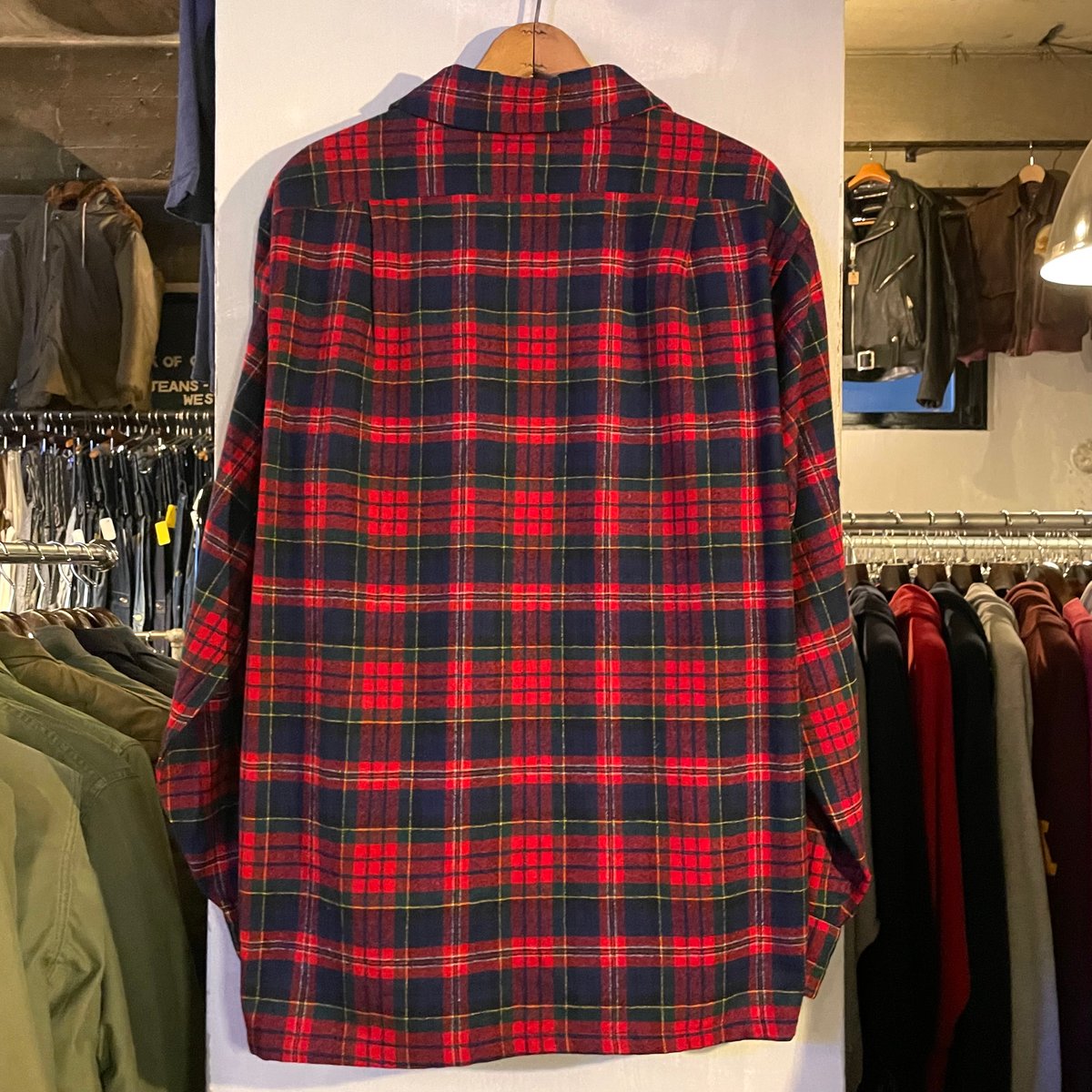 70s PENDLETON Wool Shirt USA製 ウールシャツ ボックスシルエット  