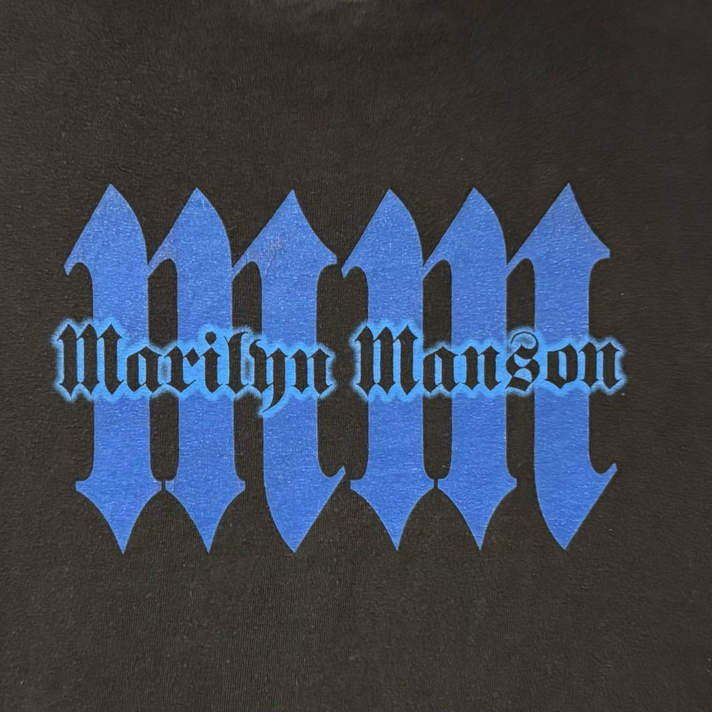 00s GIANT S/S バンドTシャツ Marilyn Manson Size XL マリ