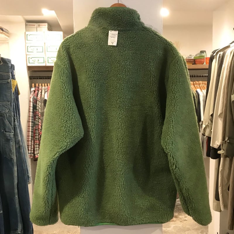 アウターリバーシブルPatagonia フード付きジャケット オリーブグリーン Patagonia パタゴニア 08年製 新品 未使用 Reversible Snap-zip