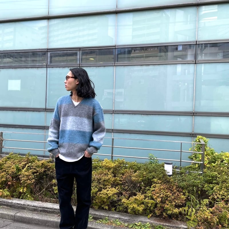 60s ジャンセン　モヘアニット 60s jantzen モヘアニット ジャンセン MOHAIR 65% WOOL 35% Vネ