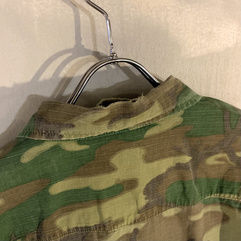 60s USMC ジャングルファティーグジャケット ERDL迷彩 グリーンリーフ