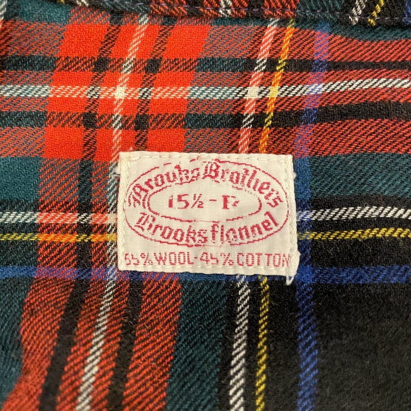 Brooks Brothers 60s- チェック柄 コットンウールシャツ ブルックス 