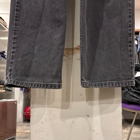 00s　Levi's 550 0260　Relaxed Fit　リーバイス　ブラックデニムパンツ　32×28　2001年　(S4518)