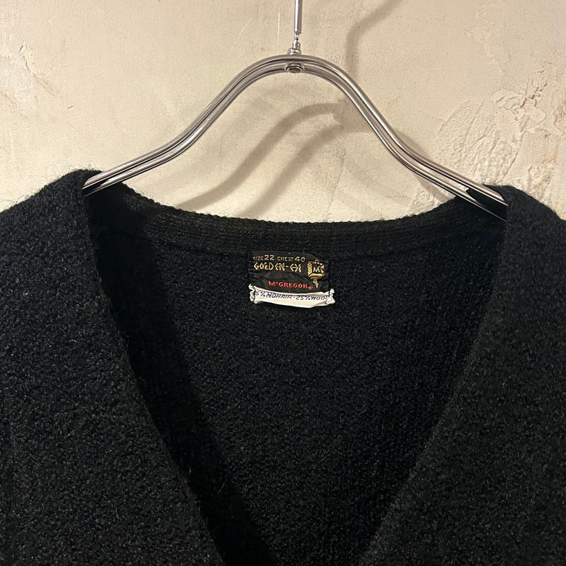 60s McGREGOR モヘアカーディガン マクレガー MOHAIR 75% WOOL 25 60s McGREGOR モヘアカーディガン マクレガー MOHAIR 75% WOOL 25