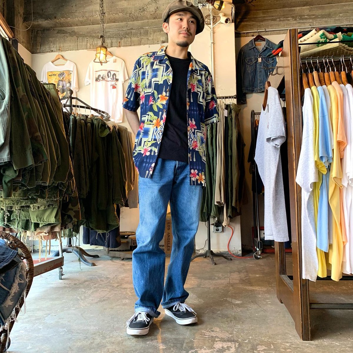 PENDLETON Tommy Bahama S/S ハワイアンシャツ DEADSTOCK ネ...