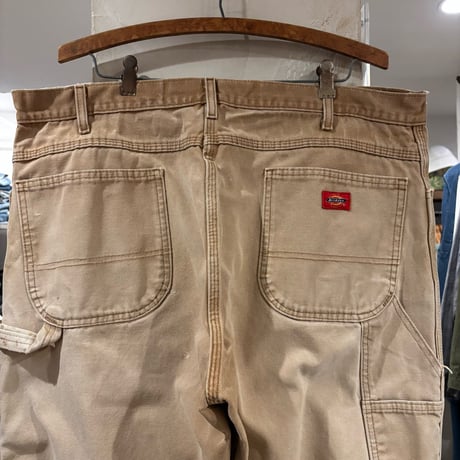 Dickies　ダック地　ペインターパンツ　ディッキーズ　ワークパンツ　ブラウン　雰囲気系　38×31 ½　(S5089)