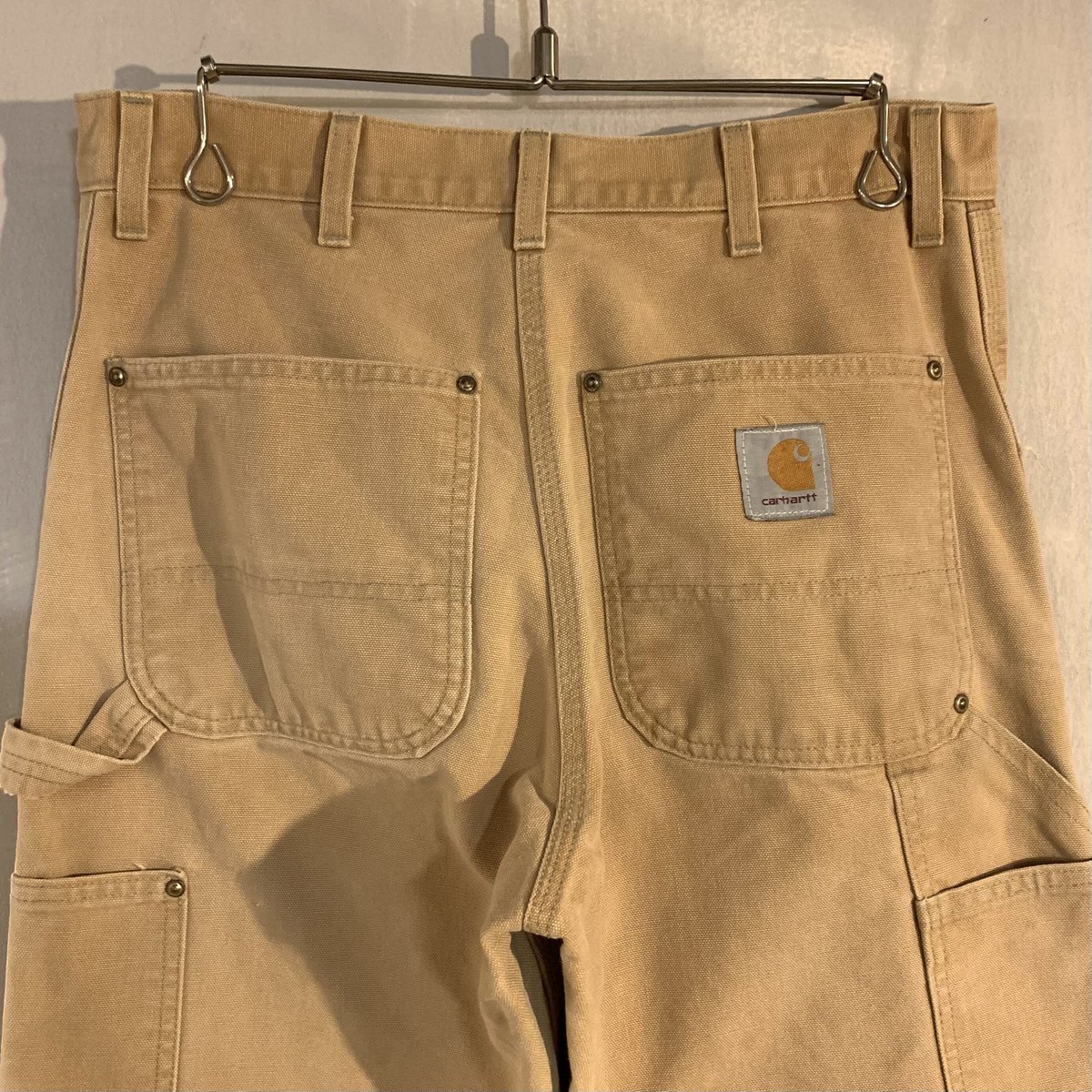 90s Carhartt ダック地 ペインターパンツ ダブルニー USA製 ワーク 90s Carhartt ダック地 ペインターパンツ ダブルニー USA製 ワーク