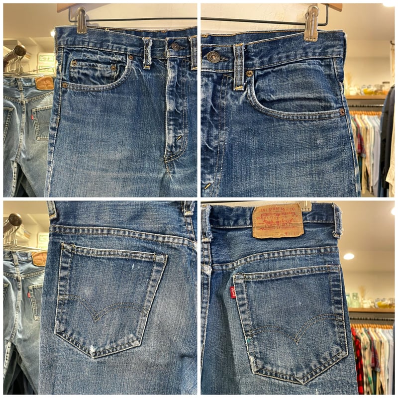 Levi's 517 66モデル single 脇割り ボタン裏16 SCOVILLジッパー Levi's 517 66モデル single 脇割り ボタン裏16 SCOVILLジッパー